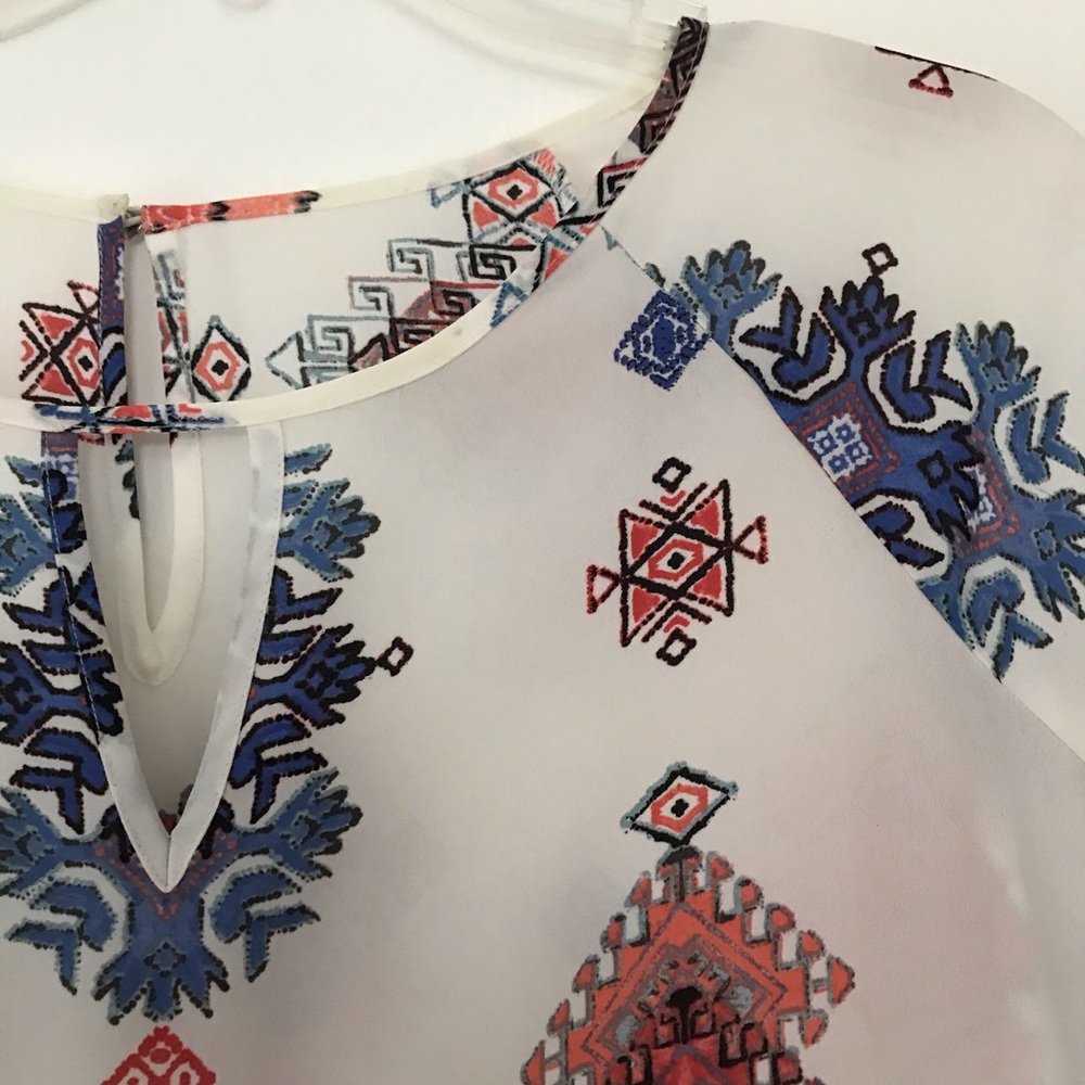 Womens Sheer Blouse - Picture 4 of 6